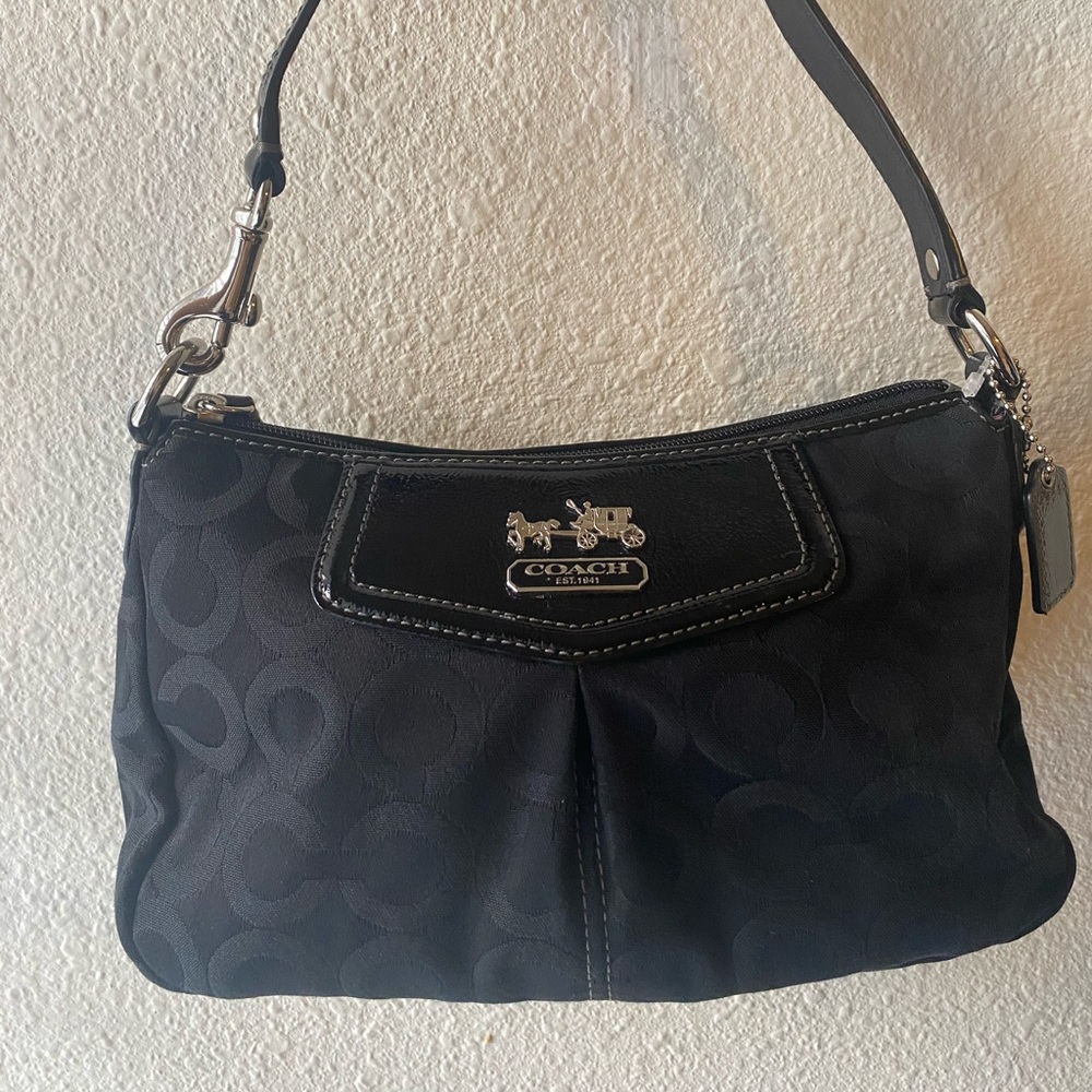 Coach Shoulder Hobo Purse Black